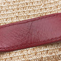 Mamma Baguette Beige × Burgundy Raffia × Leather 8BR001 Lot number unknownマンマバケット ベージュ × ボルドー ラフィア × レザー 8BR001 製番不明