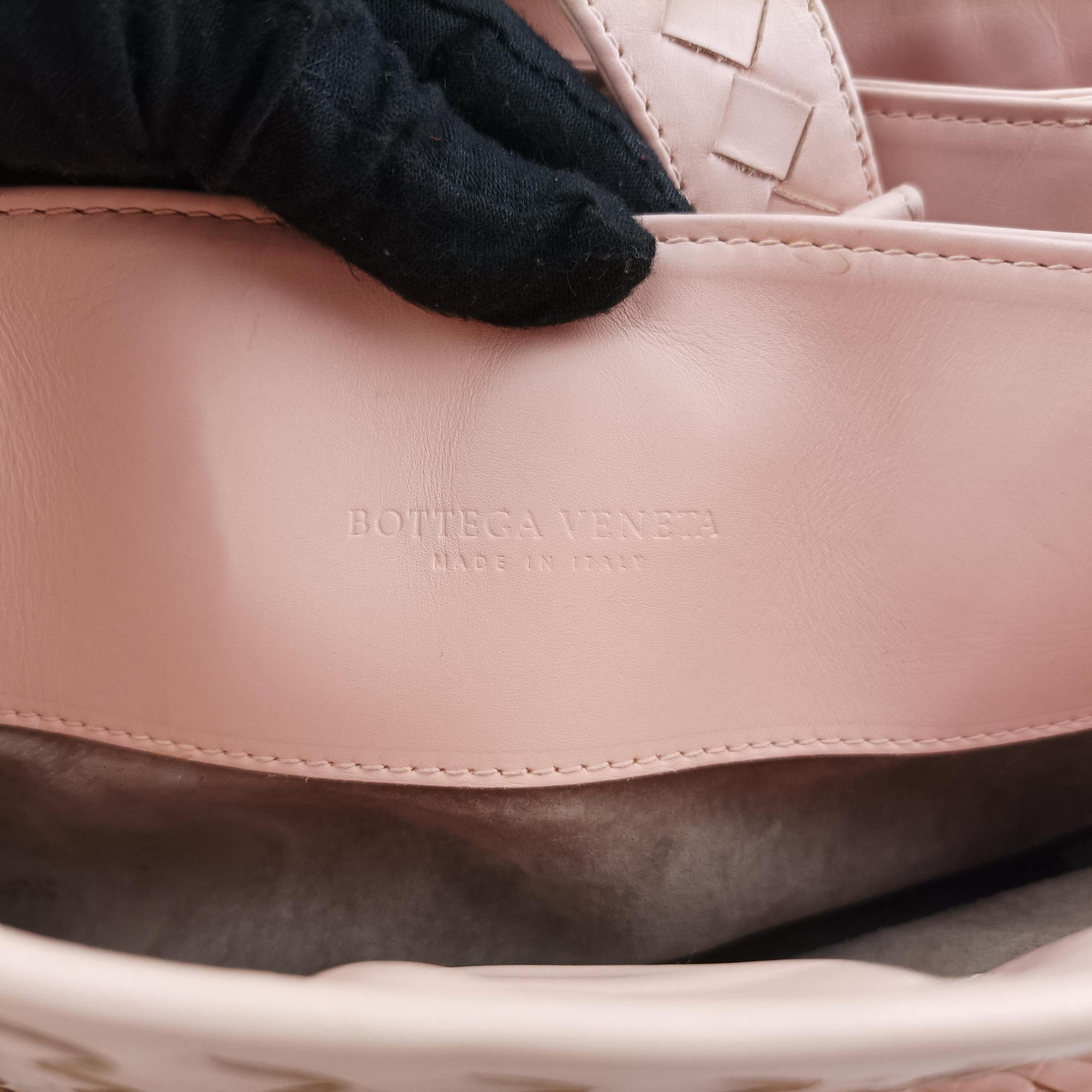 Roma Intrecciato Pink lambskin B04017243Gローマ イントレチャート ピンク ラムスキン B04017243G