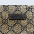 GG Plus GG Supreme Beige×Navy PVC coated canvas×Leather 201446 Lot number unknownGGプラス GGスプリーム ベージュ×ネイビー PVCコーティングキャンバス×レザー 201446 製番不明