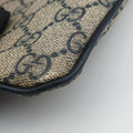 GG Plus GG Supreme Beige×Navy PVC coated canvas×Leather 201446 Lot number unknownGGプラス GGスプリーム ベージュ×ネイビー PVCコーティングキャンバス×レザー 201446 製番不明