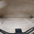 GG Plus GG Supreme Beige×Navy PVC coated canvas×Leather 201446 Lot number unknownGGプラス GGスプリーム ベージュ×ネイビー PVCコーティングキャンバス×レザー 201446 製番不明