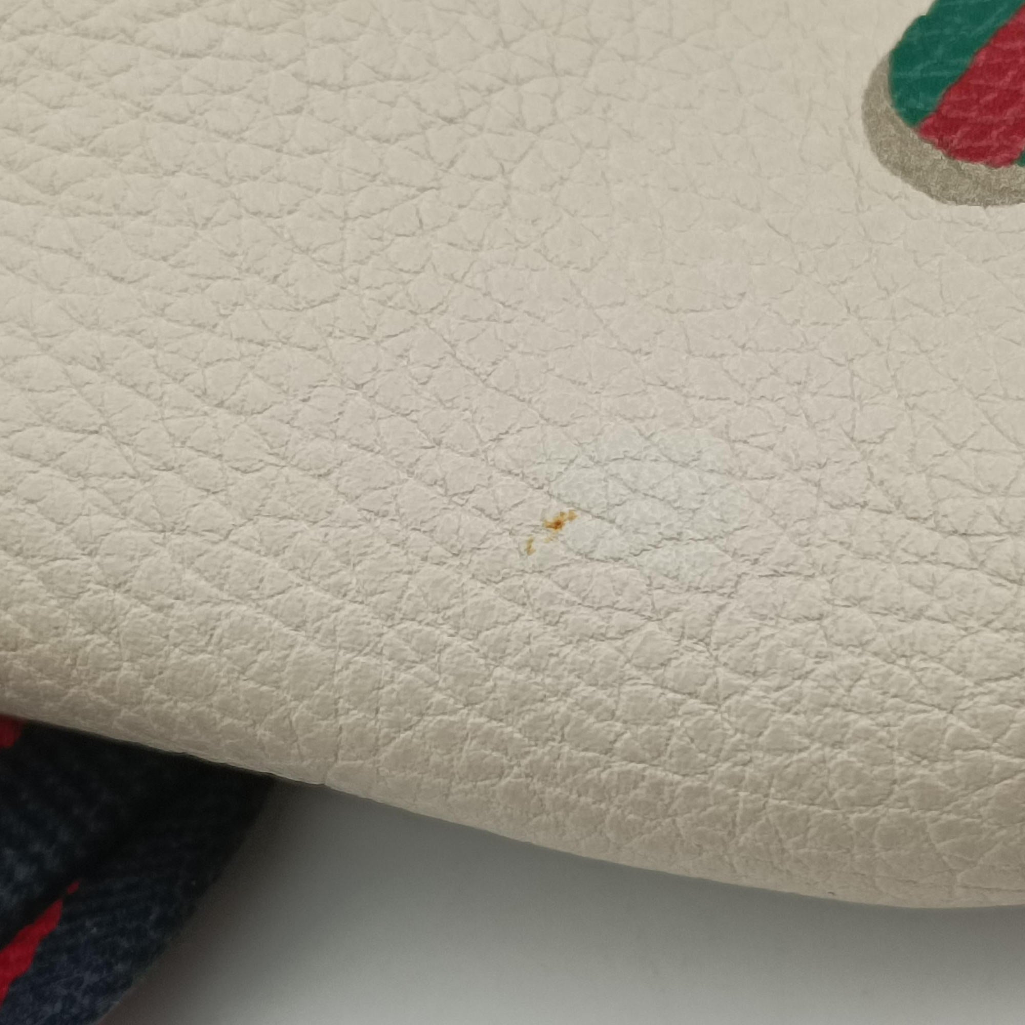 Print White Leather 527792 G030238512グッチプリント ホワイト レザー 527792 G030238512