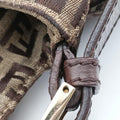 Baguette Zucchino Brown canvasxLeather 8BR01 2288-8BR01-TN9-079マンマバケット ズッキーノ柄 ブラウン キャンバス xレザー 8BR01 2288-8BR01-TN9-079