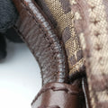 Baguette Zucchino Brown canvasxLeather 8BR01 2288-8BR01-TN9-079マンマバケット ズッキーノ柄 ブラウン キャンバス xレザー 8BR01 2288-8BR01-TN9-079