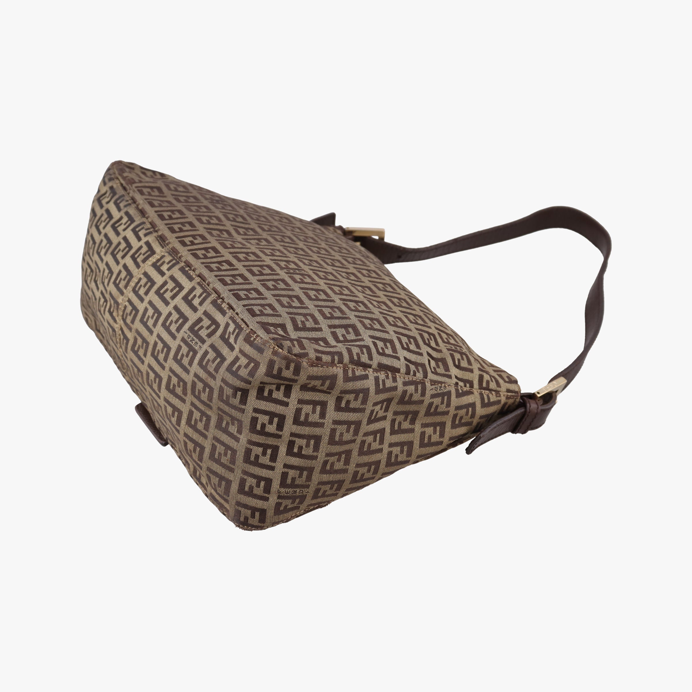 Baguette Zucchino Brown canvasxLeather 8BR01 2288-8BR01-TN9-079マンマバケット ズッキーノ柄 ブラウン キャンバス xレザー 8BR01 2288-8BR01-TN9-079