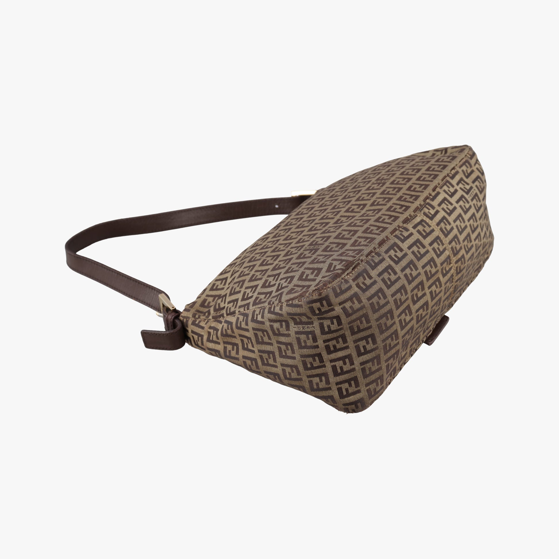 Baguette Zucchino Brown canvasxLeather 8BR01 2288-8BR01-TN9-079マンマバケット ズッキーノ柄 ブラウン キャンバス xレザー 8BR01 2288-8BR01-TN9-079