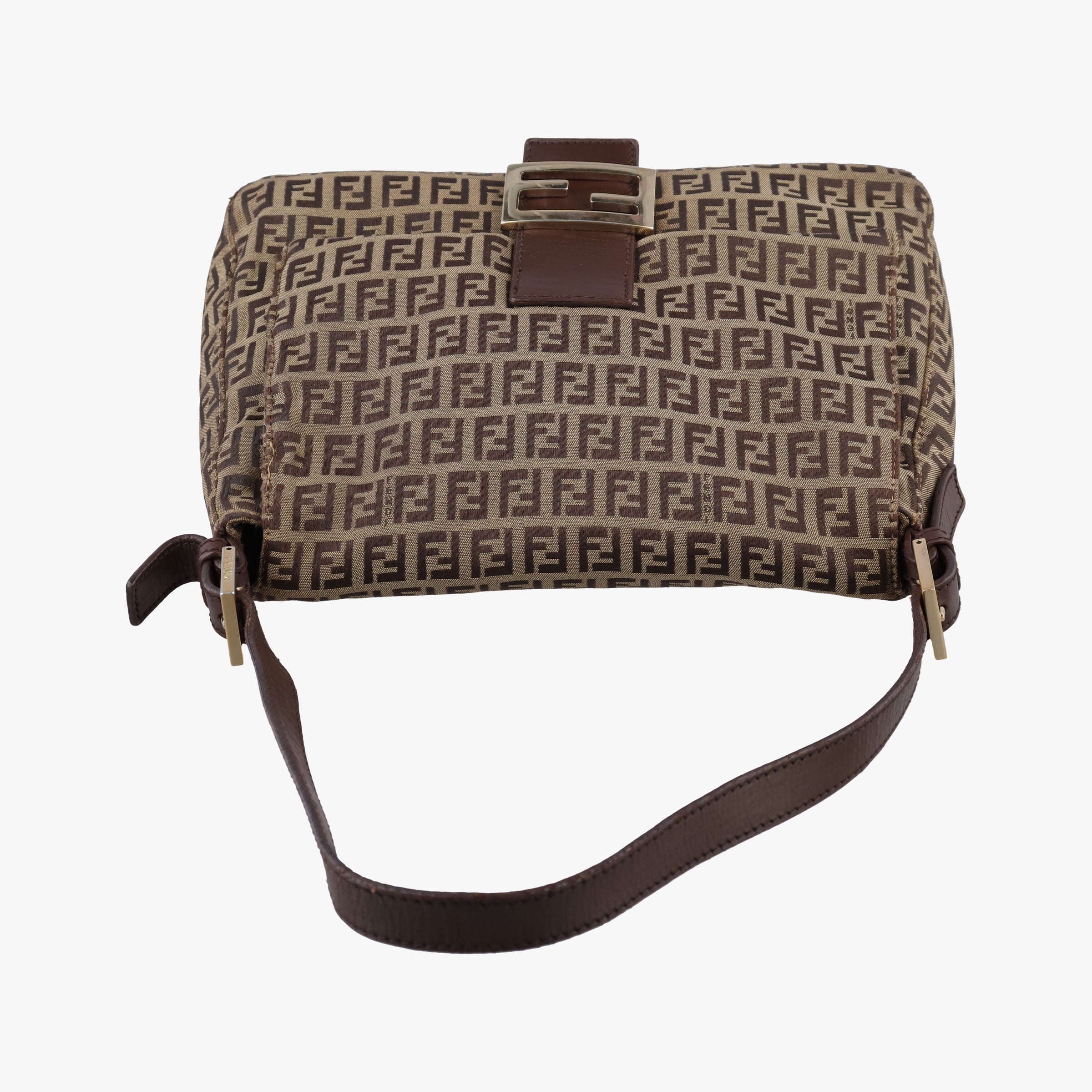 Baguette Zucchino Brown canvasxLeather 8BR01 2288-8BR01-TN9-079マンマバケット ズッキーノ柄 ブラウン キャンバス xレザー 8BR01 2288-8BR01-TN9-079