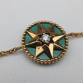 Rose des Vents medallion　 Golden×Green AU750 105362ローズデヴァン メダリオン ゴールド×グリーン AU750 105362
