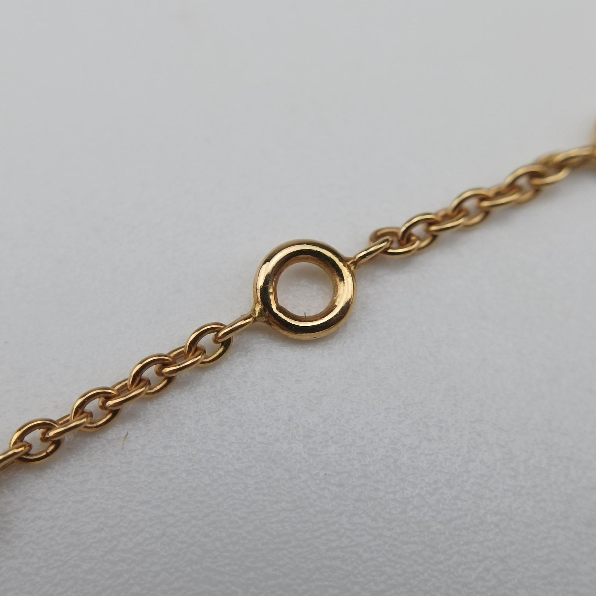 Rose des Vents medallion　 Golden×Green AU750 105362ローズデヴァン メダリオン ゴールド×グリーン AU750 105362