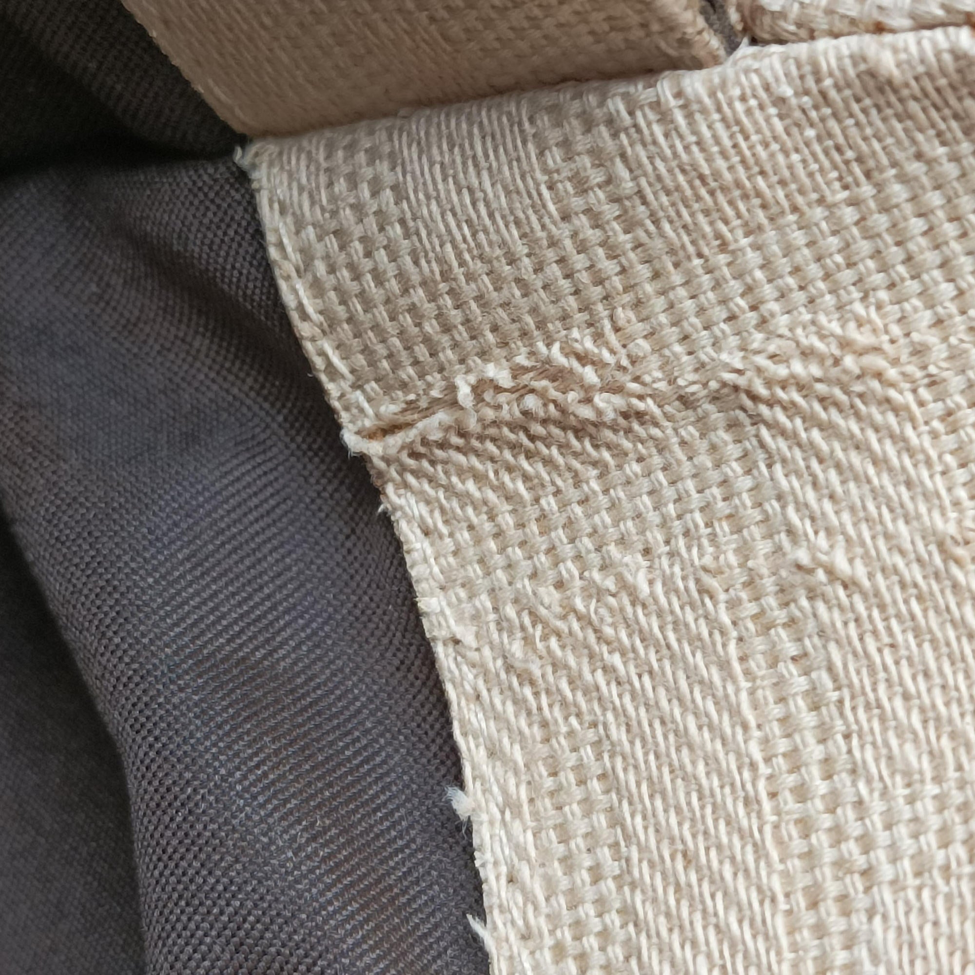 Mamma Baguette Beige × Brown canvas×leather 091611 0916115 1002マンマバケット ベージュ × ブラウン キャンバス×レザー 091611 0916115 1002