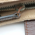 Mamma Baguette Beige × Brown canvas×leather 091611 0916115 1002マンマバケット ベージュ × ブラウン キャンバス×レザー 091611 0916115 1002
