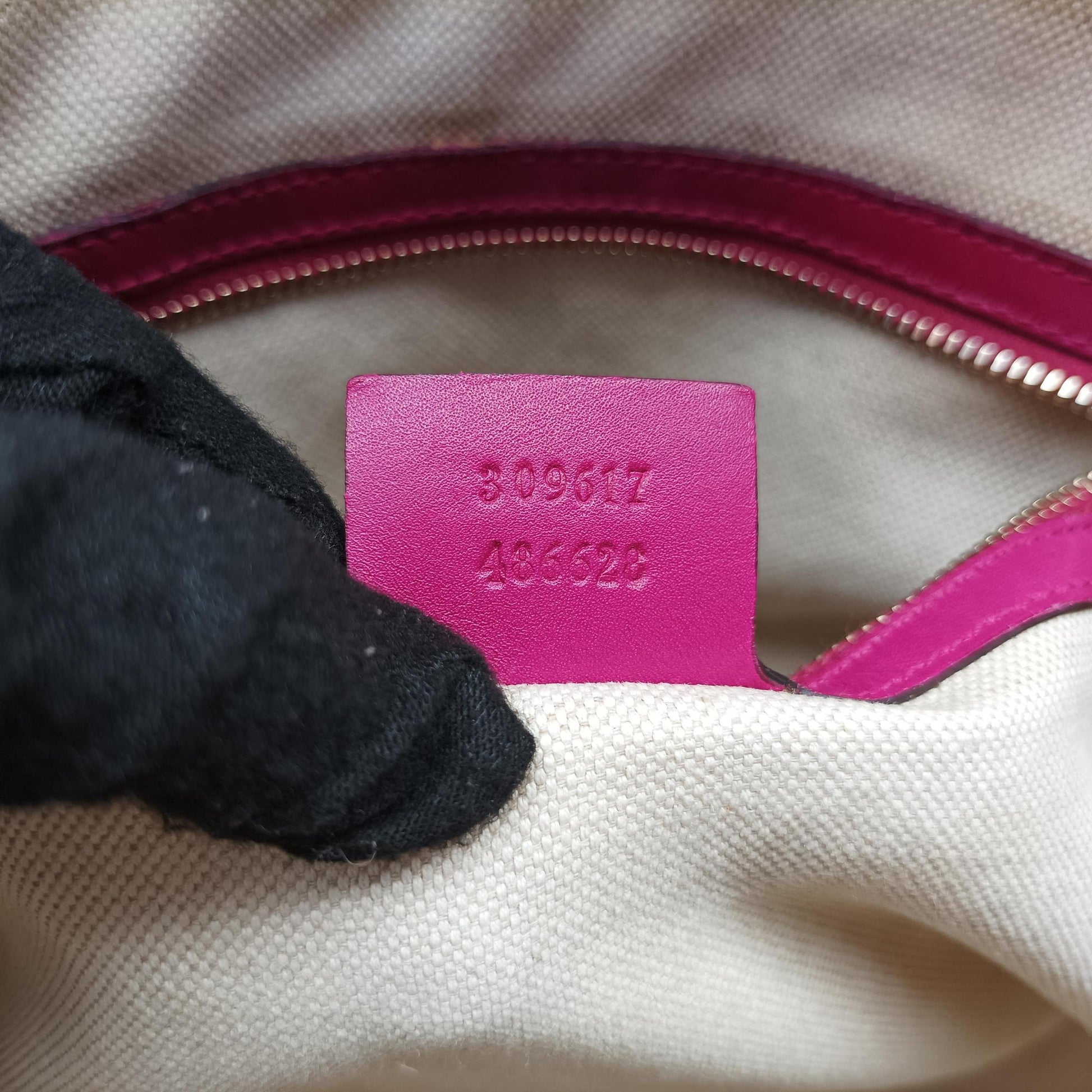 Microguccissima Rose Patent Leather 309617 B015728117マイクログッチシマ ローズ レッド パテント 309617 B015728117