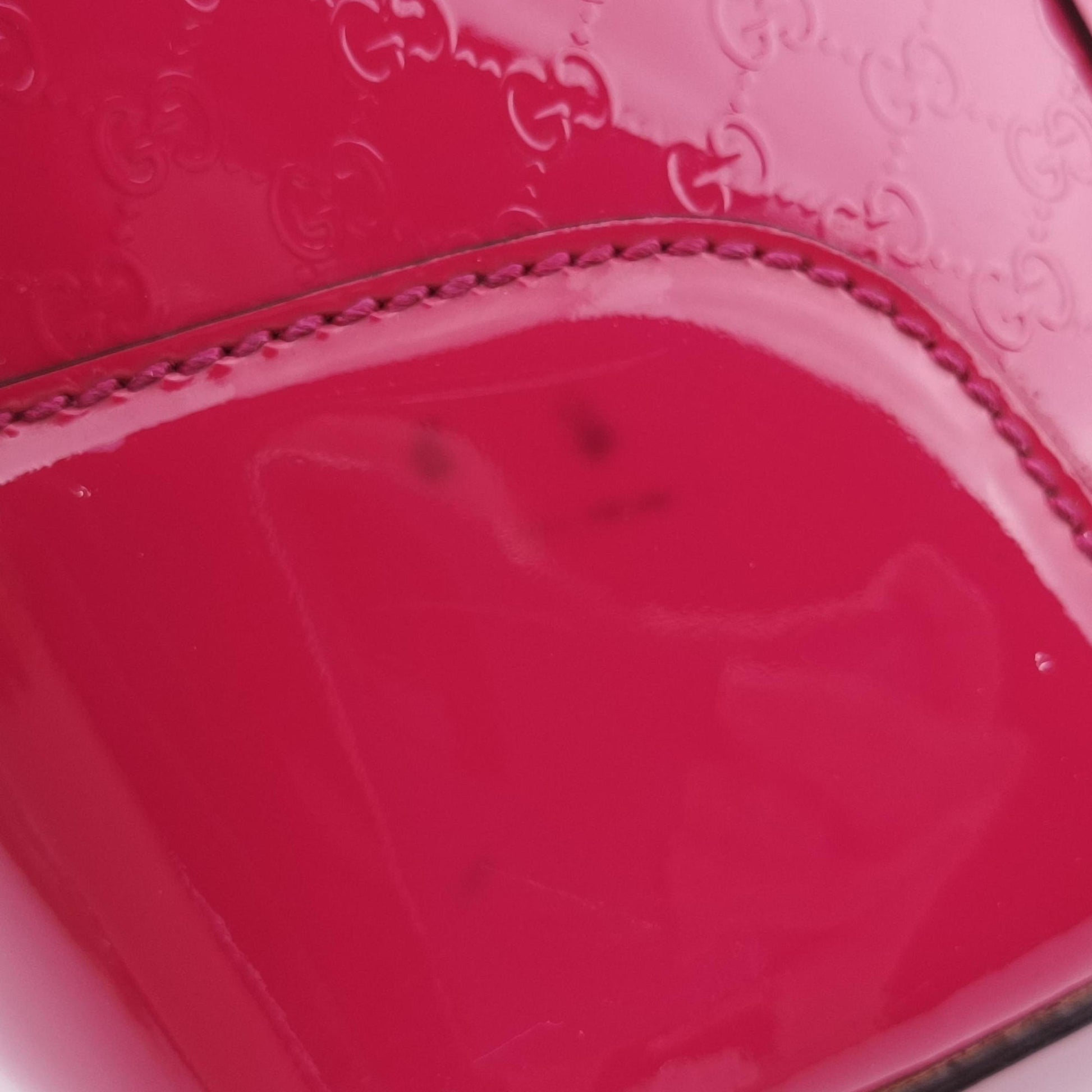 Microguccissima Rose Patent Leather 309617 B015728117マイクログッチシマ ローズ レッド パテント 309617 B015728117