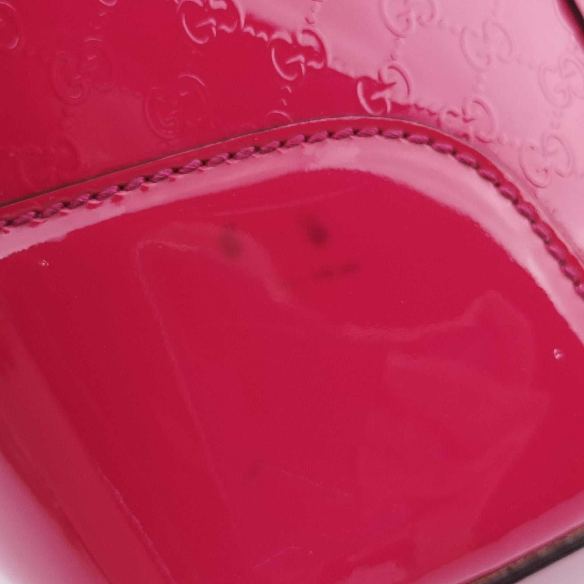 Microguccissima Rose Patent Leather 309617 B015728117マイクログッチシマ ローズ レッド パテント 309617 B015728117