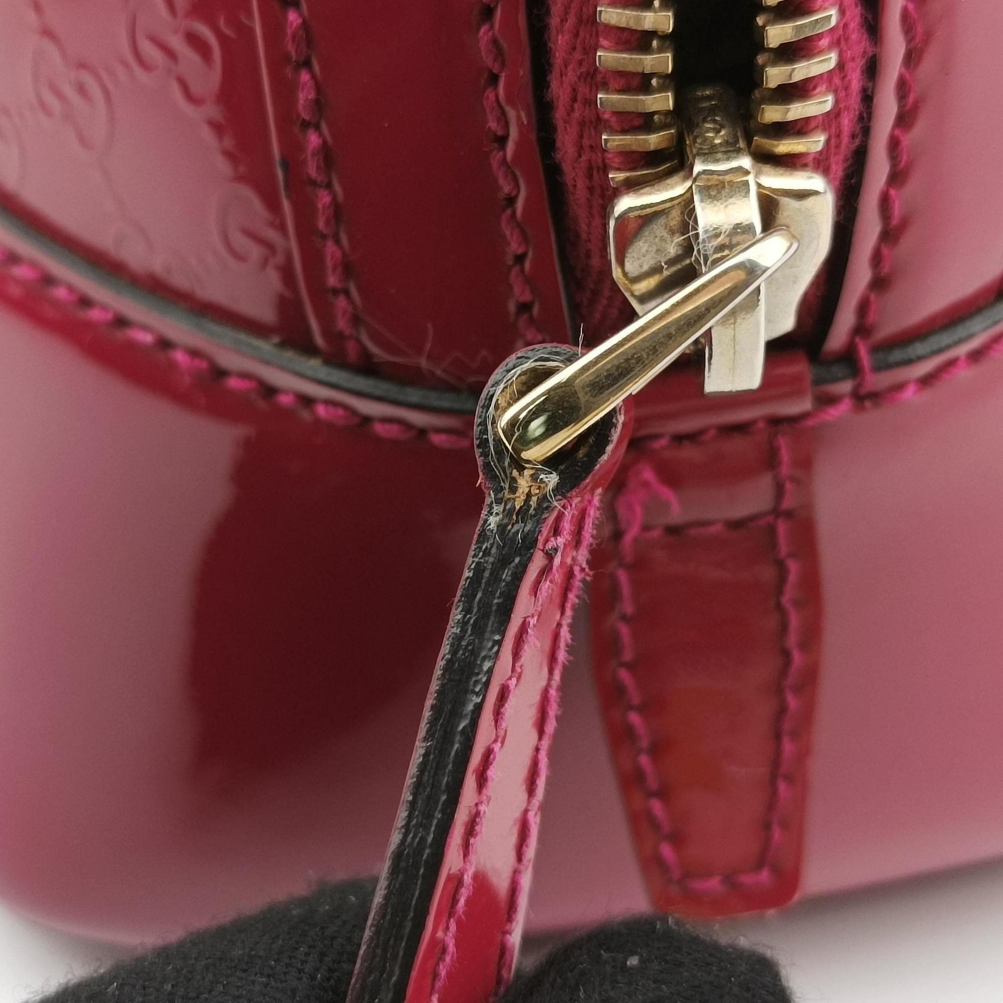 Microguccissima Rose Patent Leather 309617 B015728117マイクログッチシマ ローズ レッド パテント 309617 B015728117