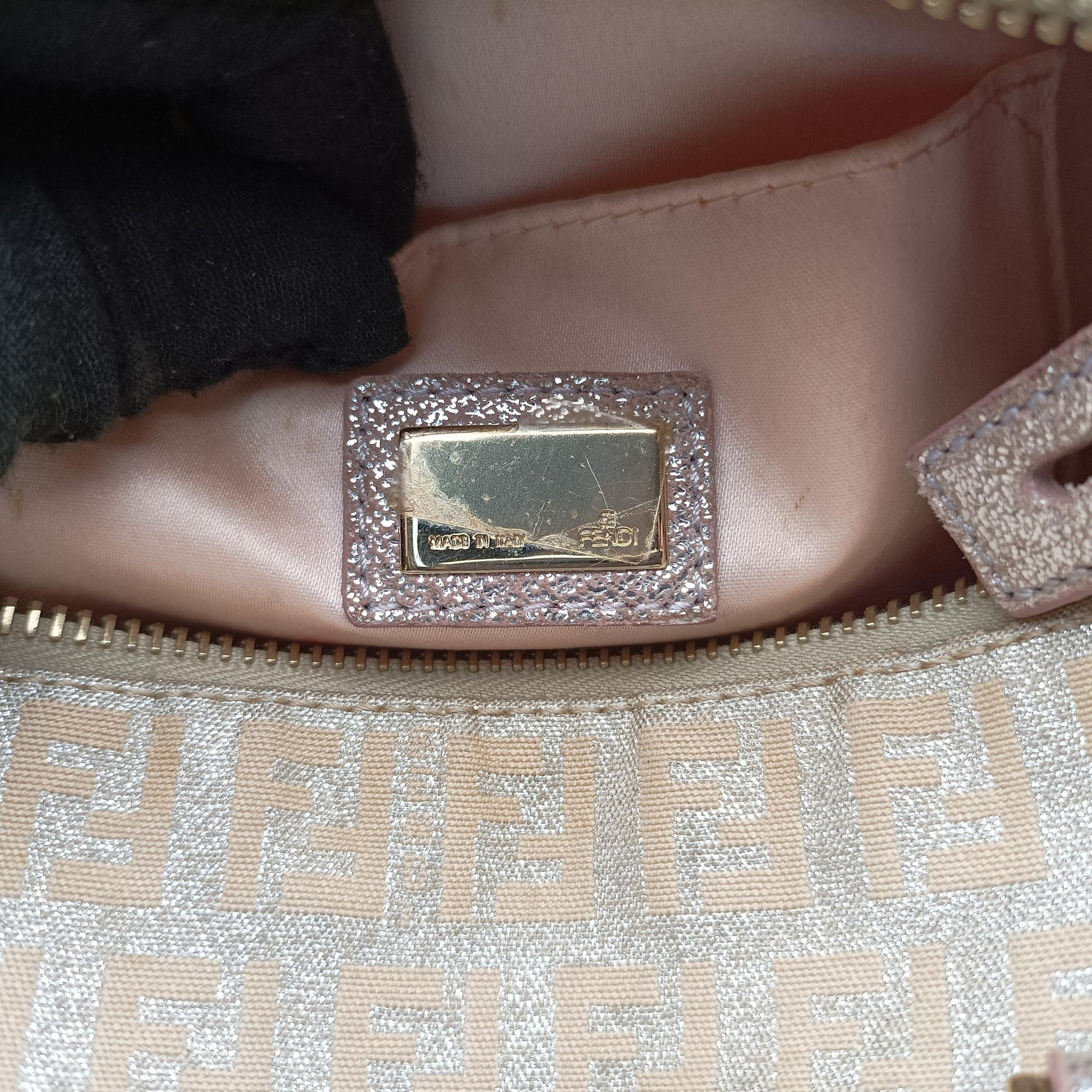 Zucchino Glitter Logo Pink×silver canvas 8BL068 2305/8BL068/RQ6/059スパンコールイエローグラデーション ピンク×シルバー キャンバス 8BL068 2305/8BL068/RQ6/059