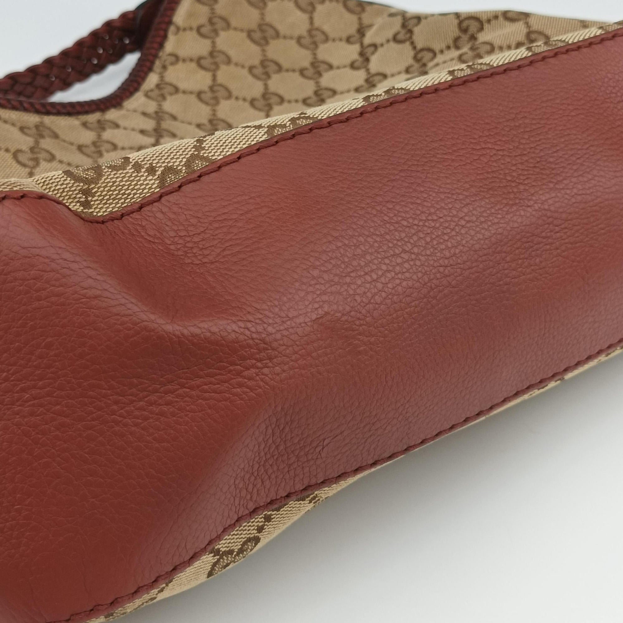 Marrakech Beige × Brown Canvas×Leather 257026 F010094839マラケシュ ベージュ × ブラウン キャンバス×レザー 257026 F010094839