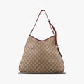 Marrakech Beige × Brown Canvas×Leather 257026 F010094839マラケシュ ベージュ × ブラウン キャンバス×レザー 257026 F010094839