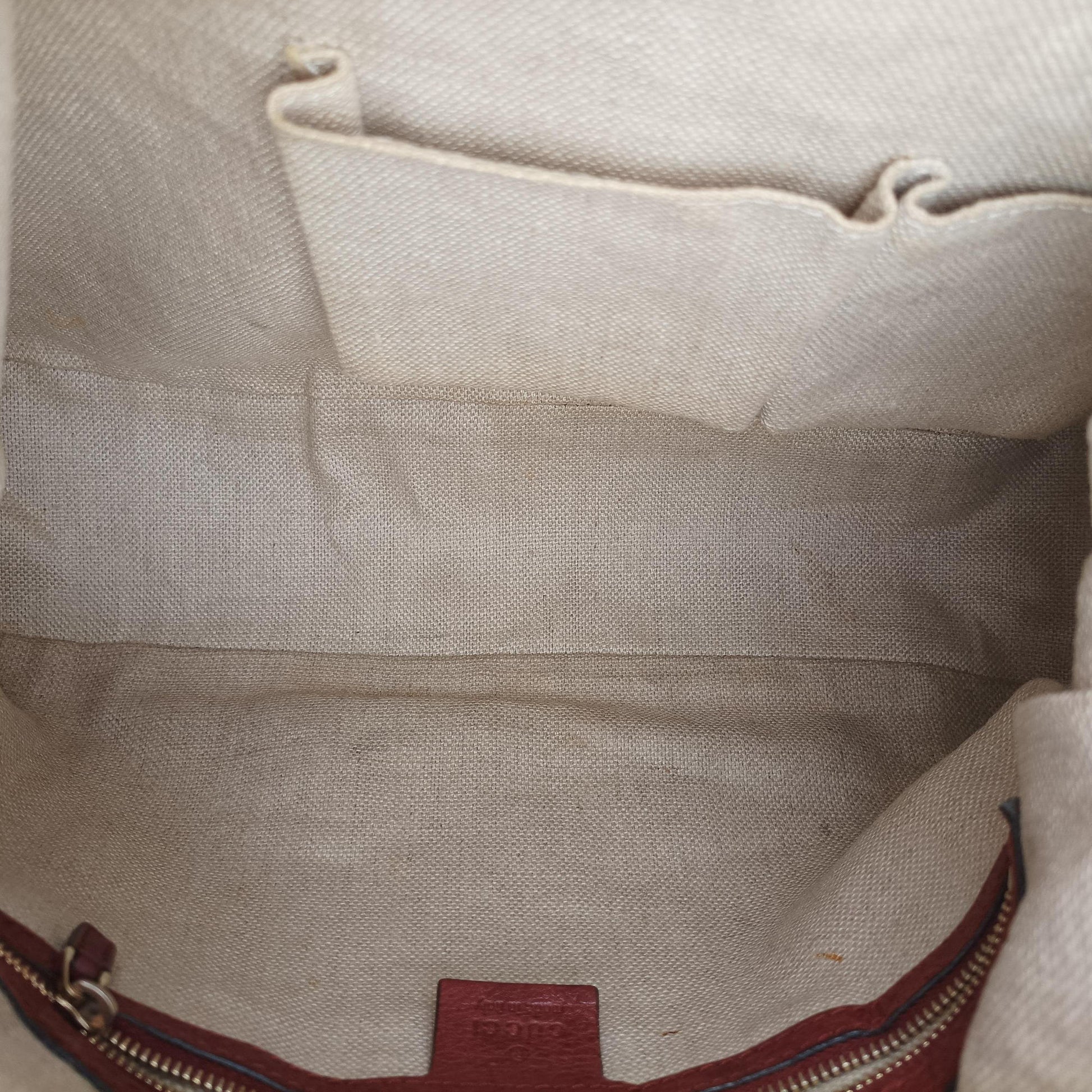 Marrakech Beige × Brown Canvas×Leather 257026 F010094839マラケシュ ベージュ × ブラウン キャンバス×レザー 257026 F010094839