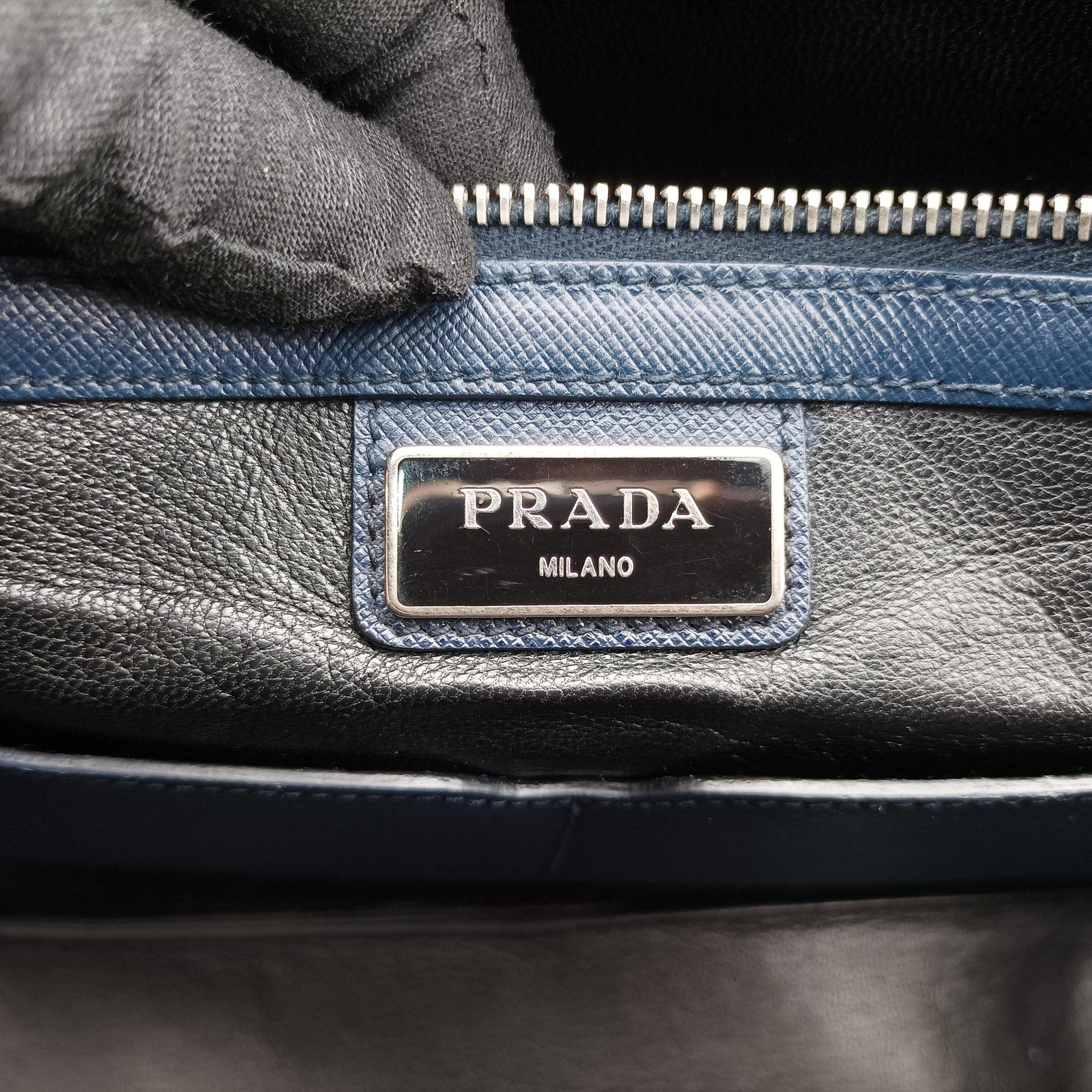 business bag briefcase Navy SAFFIANO Leather 2VE363 31/H 158ビジネスバッグ ブリーフケース ネイビー サフィアーノレザー 2VE363 31/H 158