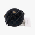 Ophidia Navy × Black velour×Leather 574978 B028749375オフィディア ネイビー × ブラック ベロア×レザー 574978 B028749375