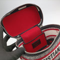 Travel Black × white × red jacquard canvas 50-MA-0251 トラベル ブラック × ホワイト × レッド ジャガードキャンバス 50-MA-0251 