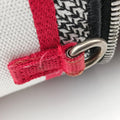 Travel Black × white × red jacquard canvas 50-MA-0251 トラベル ブラック × ホワイト × レッド ジャガードキャンバス 50-MA-0251 