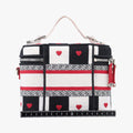 Travel Black × white × red jacquard canvas 50-MA-0251 トラベル ブラック × ホワイト × レッド ジャガードキャンバス 50-MA-0251 