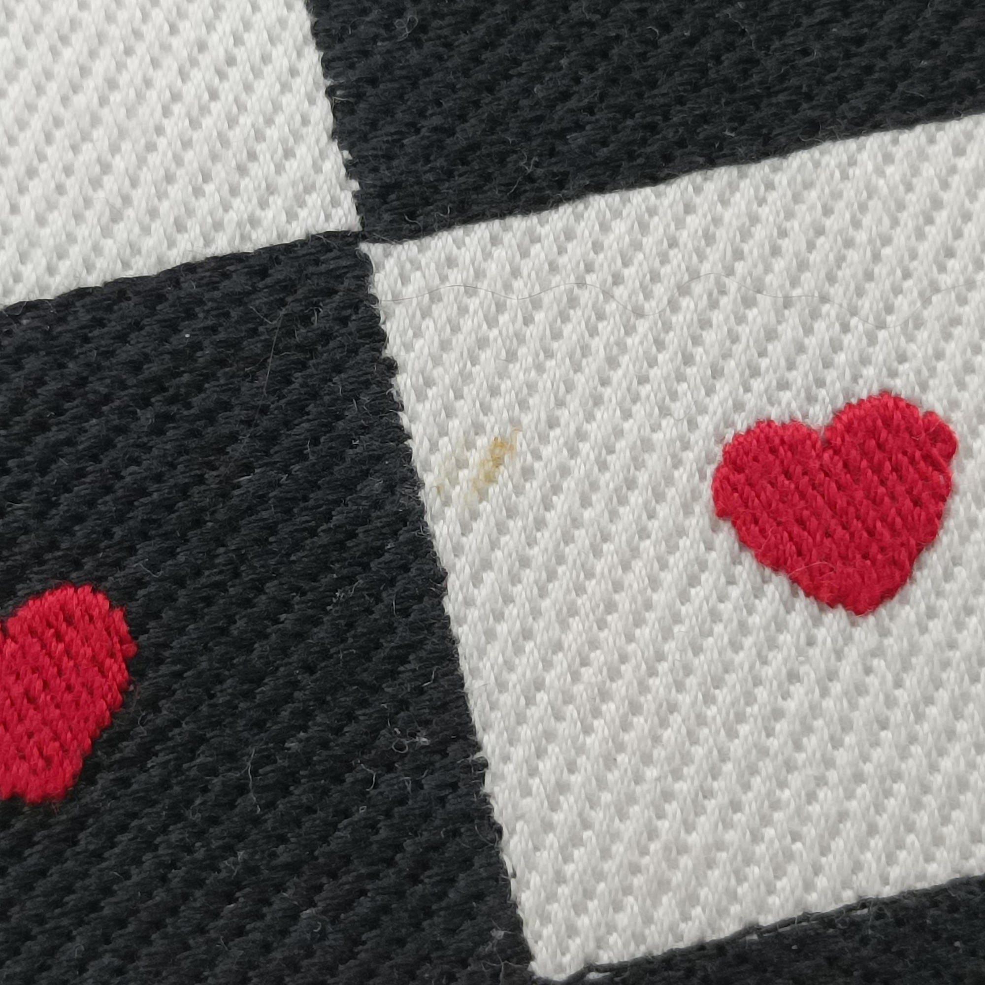 Travel Black × white × red jacquard canvas 50-MA-0251 トラベル ブラック × ホワイト × レッド ジャガードキャンバス 50-MA-0251 