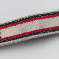 Travel Black × white × red jacquard canvas 50-MA-0251 トラベル ブラック × ホワイト × レッド ジャガードキャンバス 50-MA-0251 