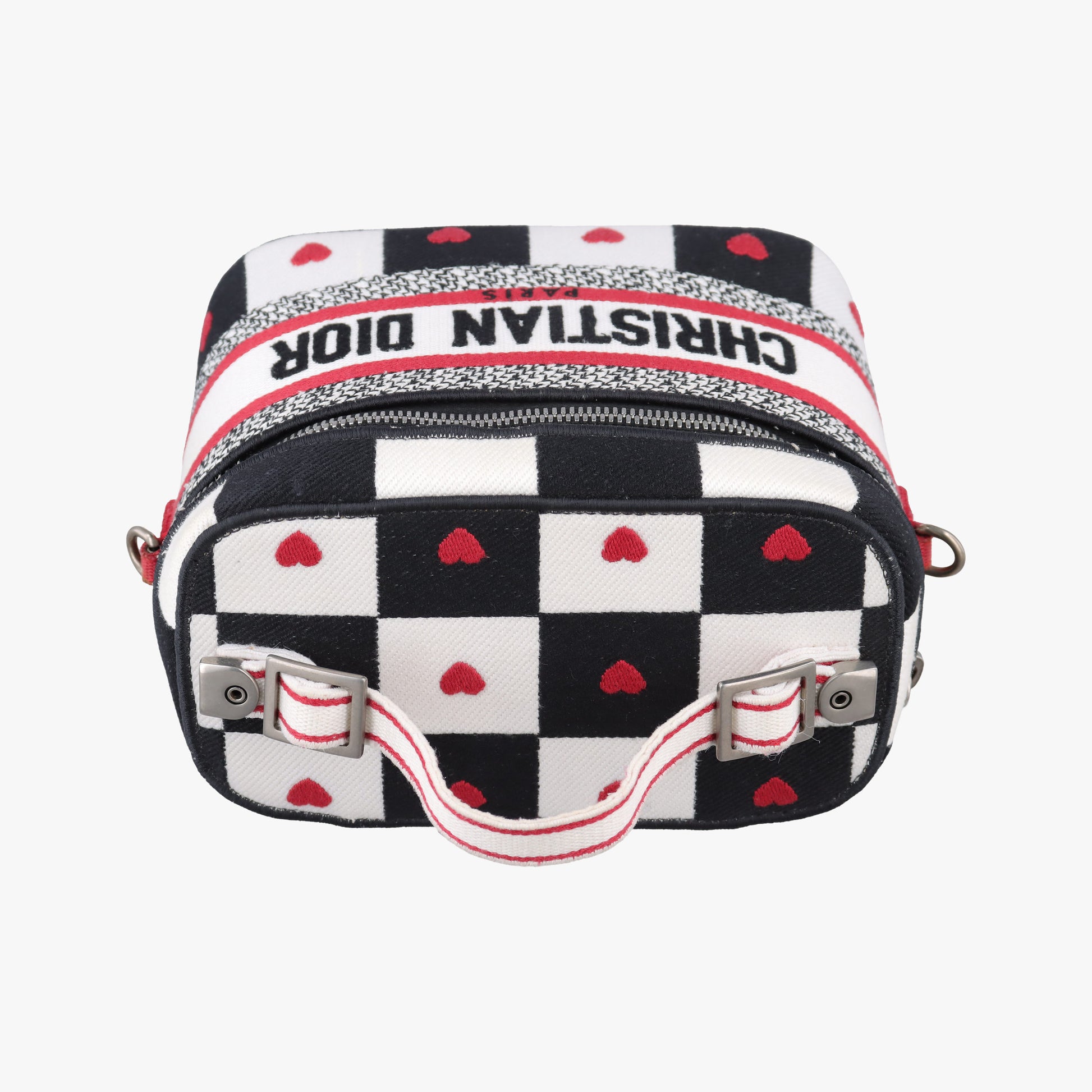 Travel Black × white × red jacquard canvas 50-MA-0251 トラベル ブラック × ホワイト × レッド ジャガードキャンバス 50-MA-0251 