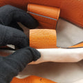 Bamboo Shopper Orange Leather 323660 H015887873バンブーショッパー オレンジ レザー 323660 H015887873