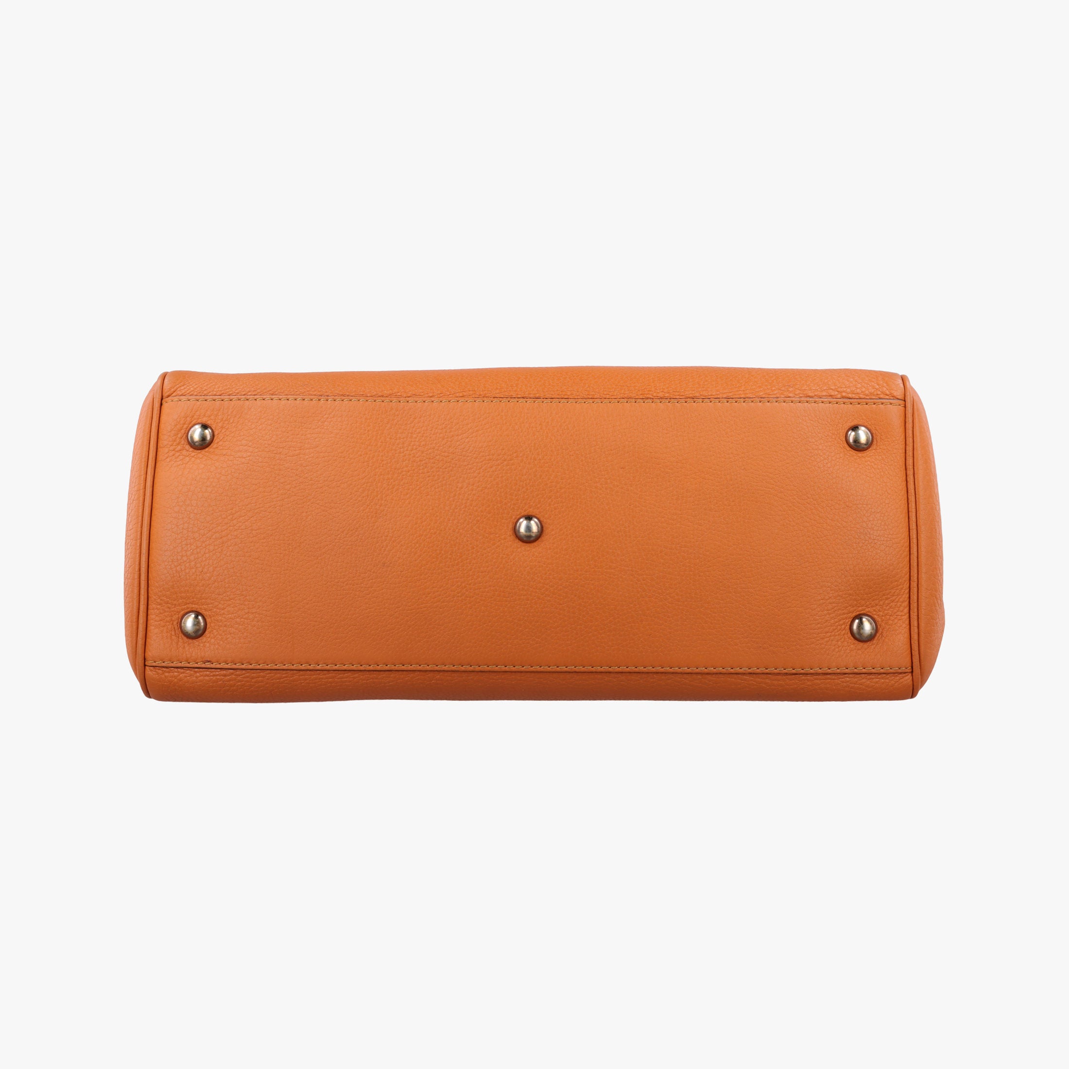 Bamboo Shopper Orange Leather 323660 H015887873バンブーショッパー オレンジ レザー 323660 H015887873