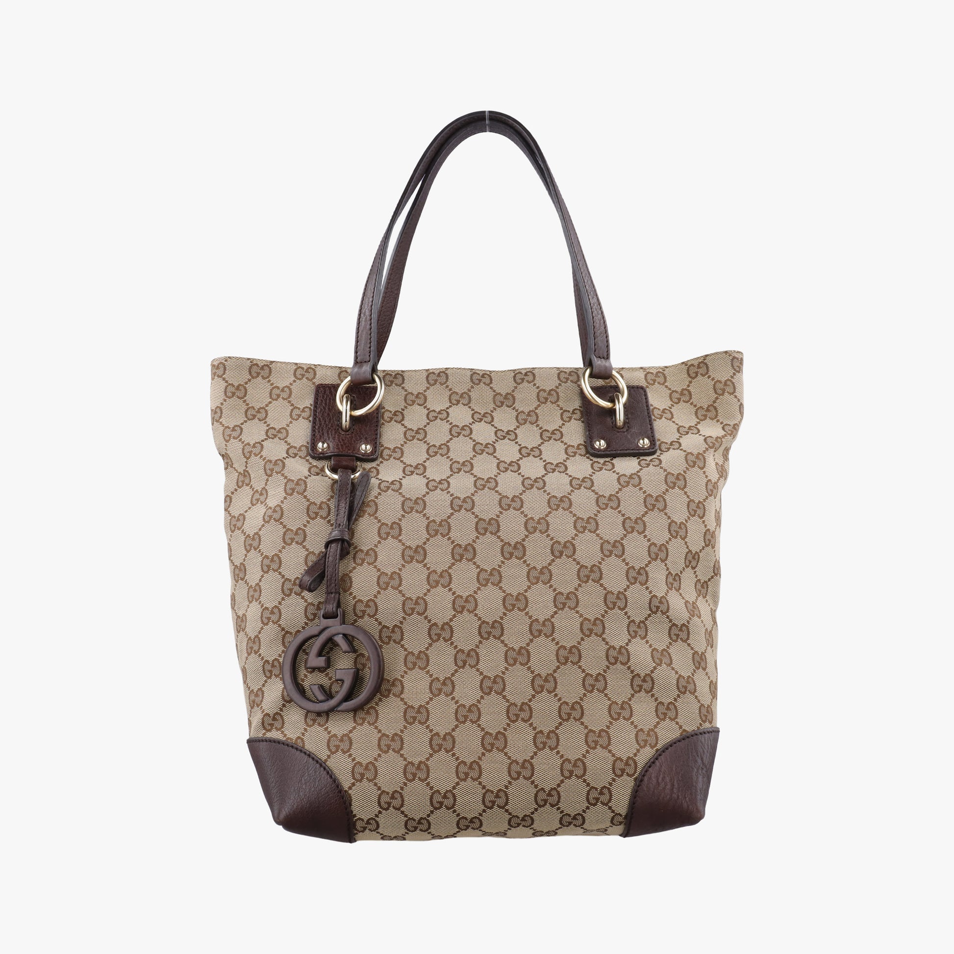 GG Supreme Beige×Brown canvas×leather 247237 F7156538GGスプリーム ベージュ×ブラウン キャンバス×レザー 247237 F7156538