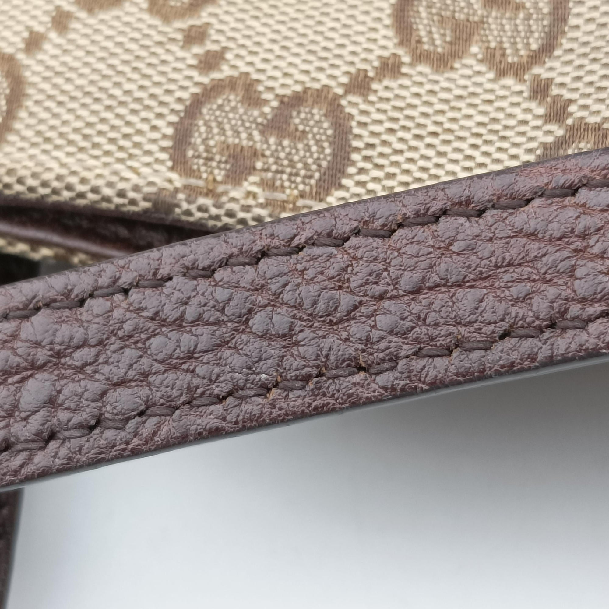 GG Supreme Beige×Brown canvas×leather 247237 F7156538GGスプリーム ベージュ×ブラウン キャンバス×レザー 247237 F7156538