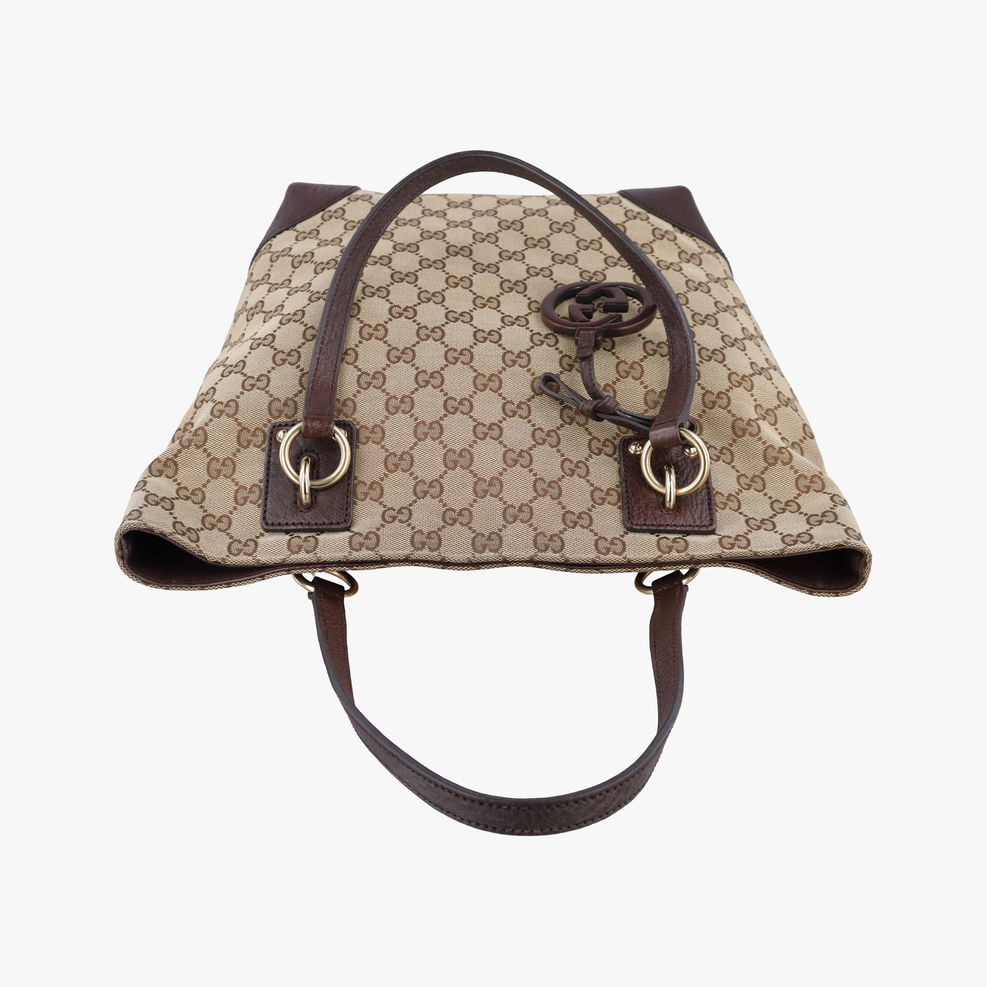 GG Supreme Beige×Brown canvas×leather 247237 F7156538GGスプリーム ベージュ×ブラウン キャンバス×レザー 247237 F7156538