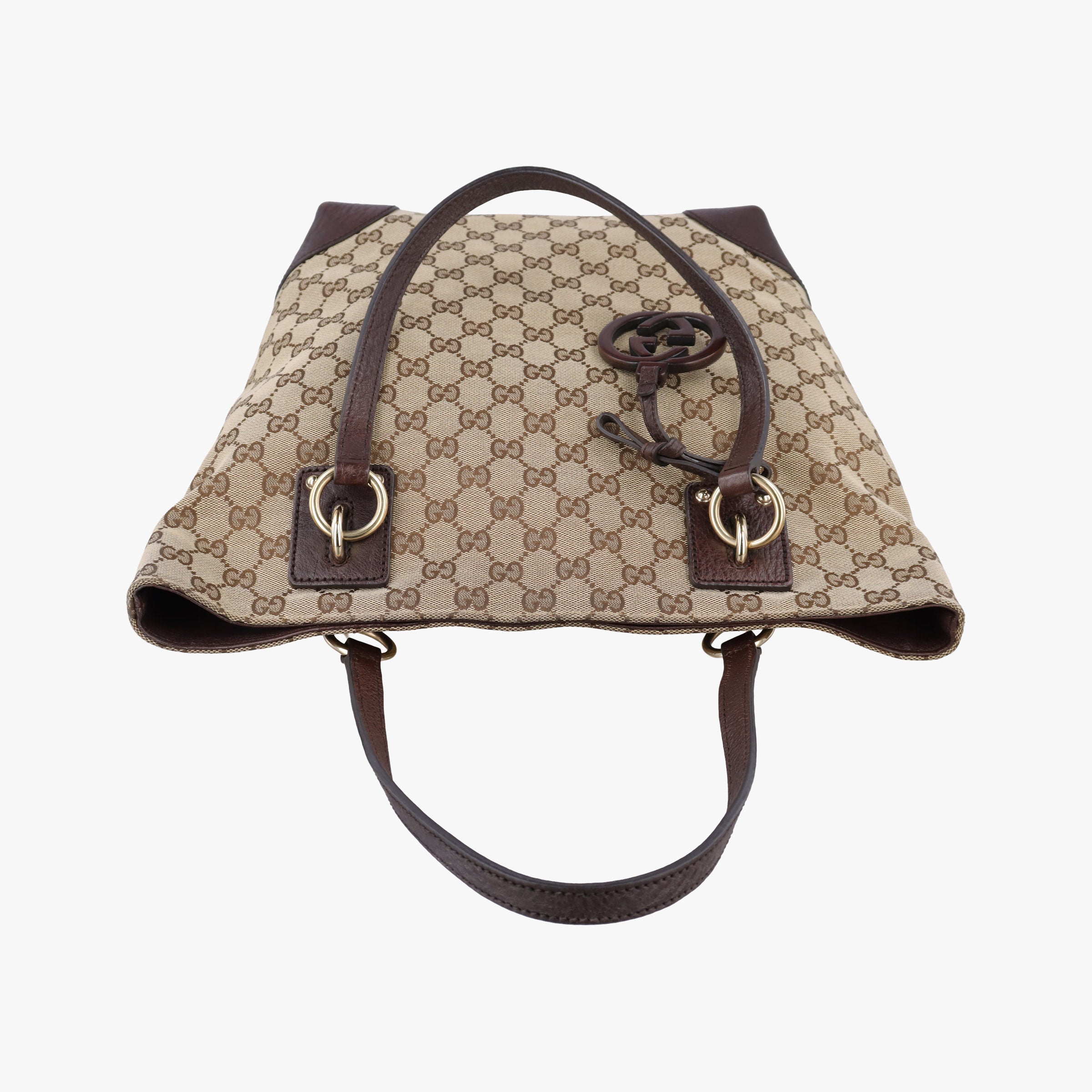 GG Supreme Beige×Brown canvas×leather 247237 F7156538GGスプリーム ベージュ×ブラウン キャンバス×レザー 247237 F7156538