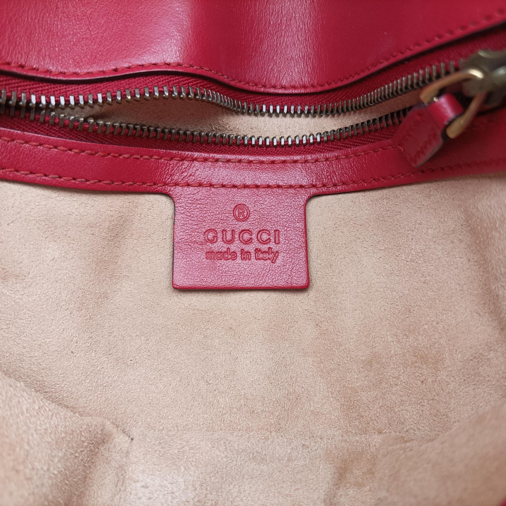 GG Marmont Red Leather 443497 F024406431GGマーモント レッド レザー 443497 F024406431