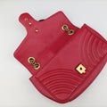 GG Marmont Red Leather 443497 F024406431GGマーモント レッド レザー 443497 F024406431