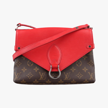 SAINT MICHEL Brown×COQUELICOT Monogram Canvas×epi M44031 CA4107サンミシェル モノグラム/ブラウン×コクリコ モノグラムキャンバス×エピ M44031 CA4107
