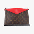 SAINT MICHEL Brown×COQUELICOT Monogram Canvas×epi M44031 CA4107サンミシェル モノグラム/ブラウン×コクリコ モノグラムキャンバス×エピ M44031 CA4107