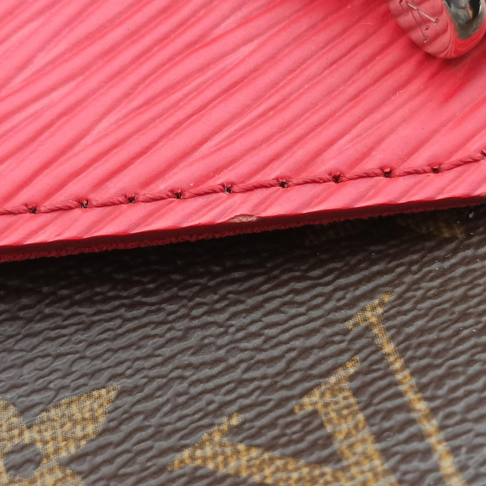 SAINT MICHEL Brown×COQUELICOT Monogram Canvas×epi M44031 CA4107サンミシェル モノグラム/ブラウン×コクリコ モノグラムキャンバス×エピ M44031 CA4107