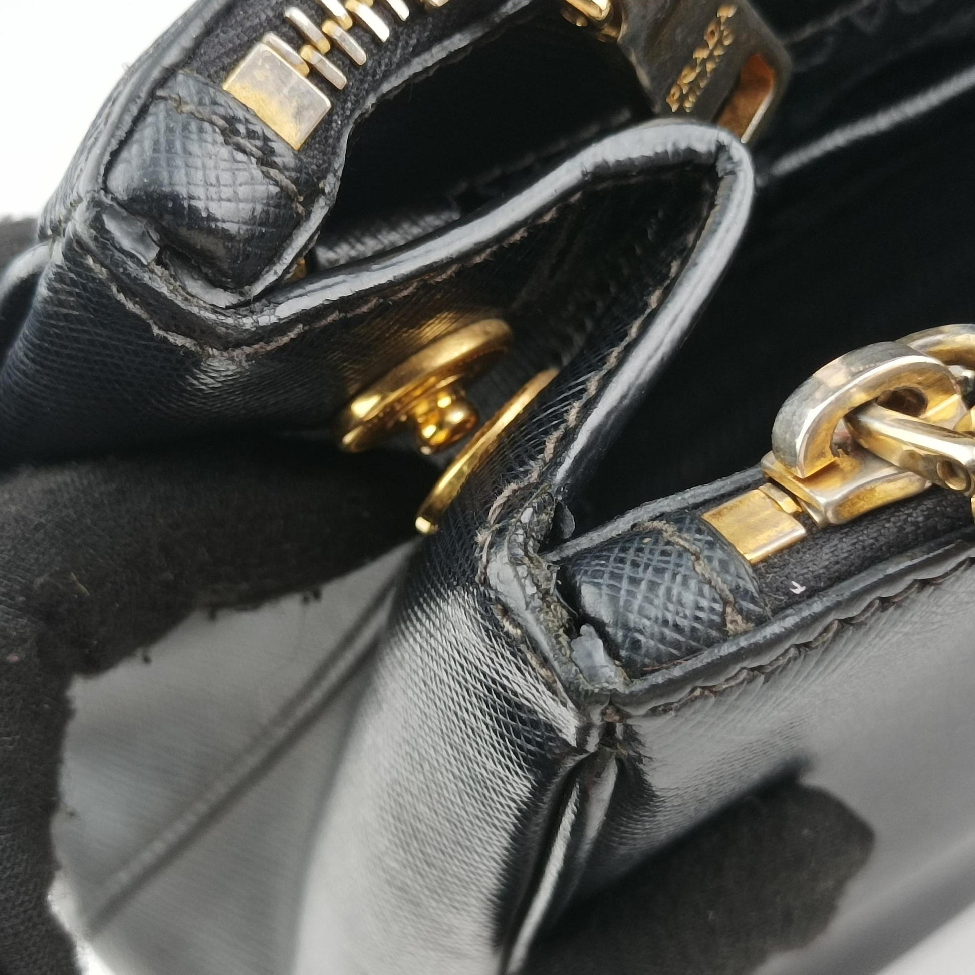 Galleria Black SAFFIANO Leather BN2274 14 Xガレリア ブラック サフィアーノレザー BN2274 14 X