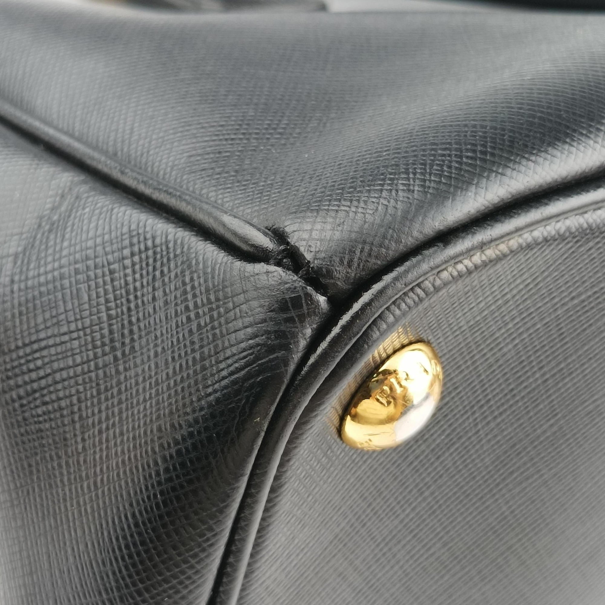 Galleria Black SAFFIANO Leather BN2274 14 Xガレリア ブラック サフィアーノレザー BN2274 14 X