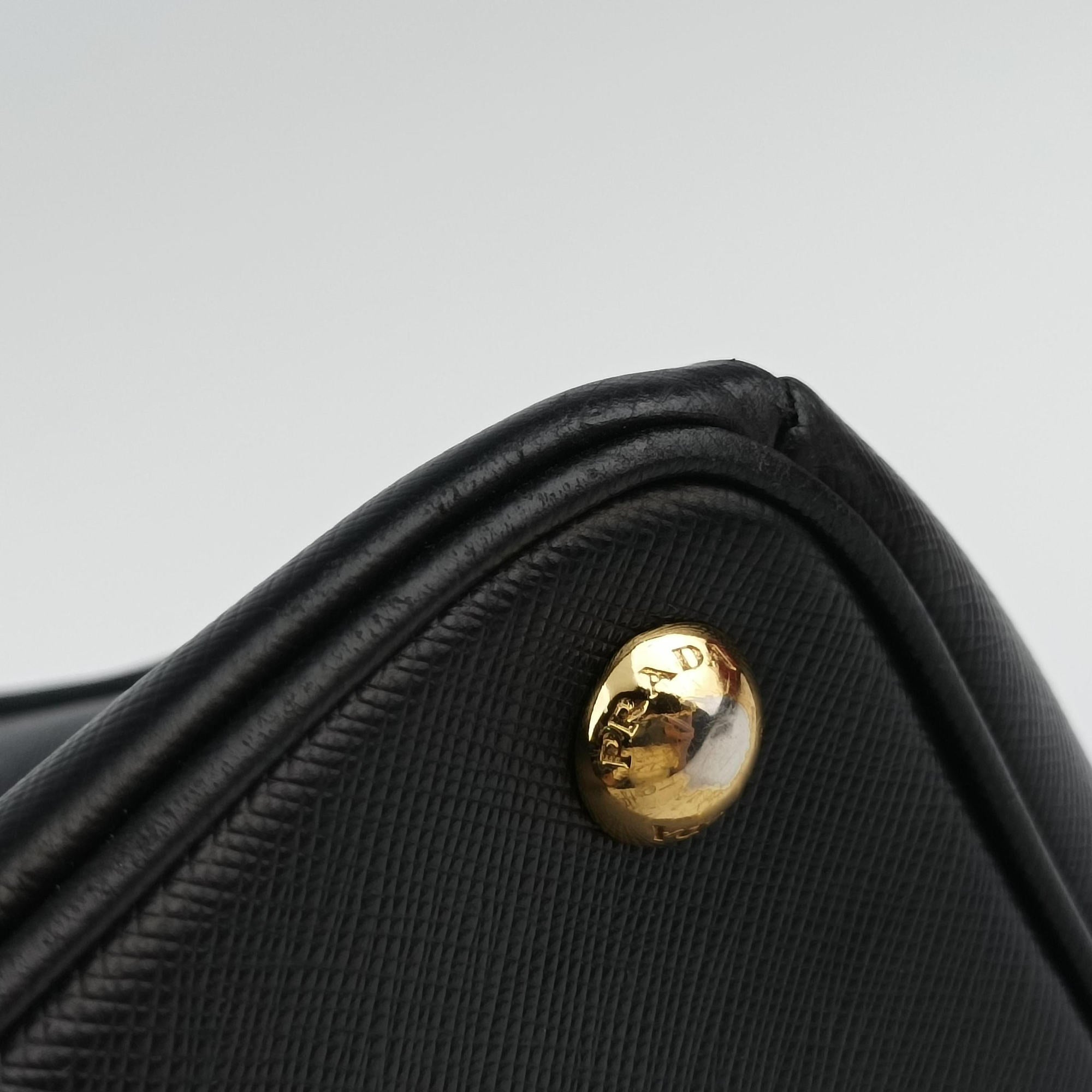 Galleria Black SAFFIANO Leather BN2274 14 Xガレリア ブラック サフィアーノレザー BN2274 14 X