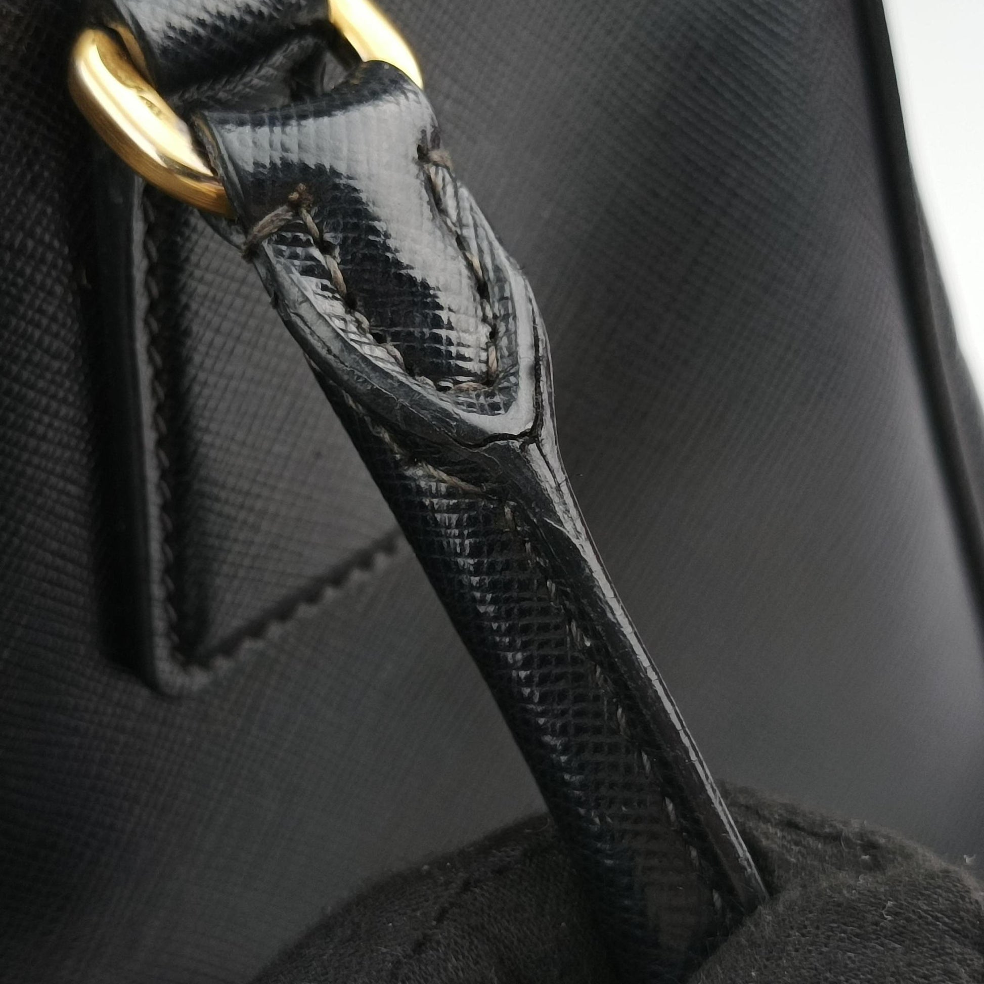 Galleria Black SAFFIANO Leather BN2274 14 Xガレリア ブラック サフィアーノレザー BN2274 14 X