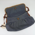 Chef Blue Denim ×Brown Trim Denim CanvasxCalfskin Lot number unknownシェフ ブルーデニム × ブラウン デニムキャンバス × カーフレザー 製番不明