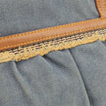 Chef Blue Denim ×Brown Trim Denim CanvasxCalfskin Lot number unknownシェフ ブルーデニム × ブラウン デニムキャンバス × カーフレザー 製番不明