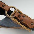 Chef Blue Denim ×Brown Trim Denim CanvasxCalfskin Lot number unknownシェフ ブルーデニム × ブラウン デニムキャンバス × カーフレザー 製番不明