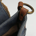 Chef Blue Denim ×Brown Trim Denim CanvasxCalfskin Lot number unknownシェフ ブルーデニム × ブラウン デニムキャンバス × カーフレザー 製番不明